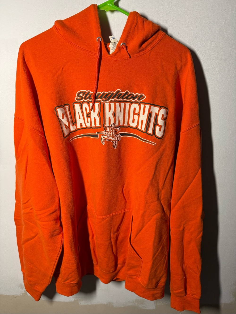Stoughton Black Knights Orange Pullover Hoodie